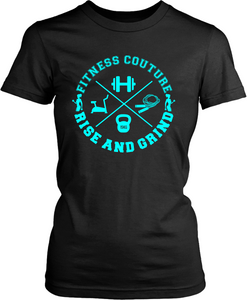 Fitness Couture Apparel - Raise  And Grind General Workout Gym Tee