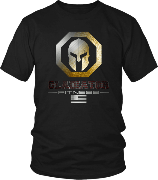 Gladiator Fitness Logo Tee - Gym Tee, Workout, Training...