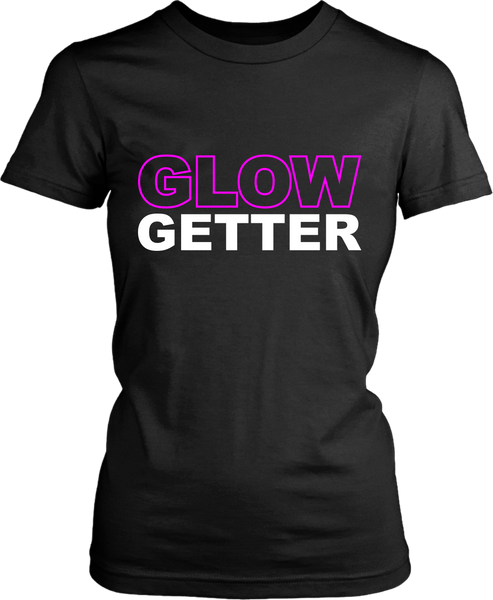 *Awesome New Release* Glow Getter T shirt - Green and White