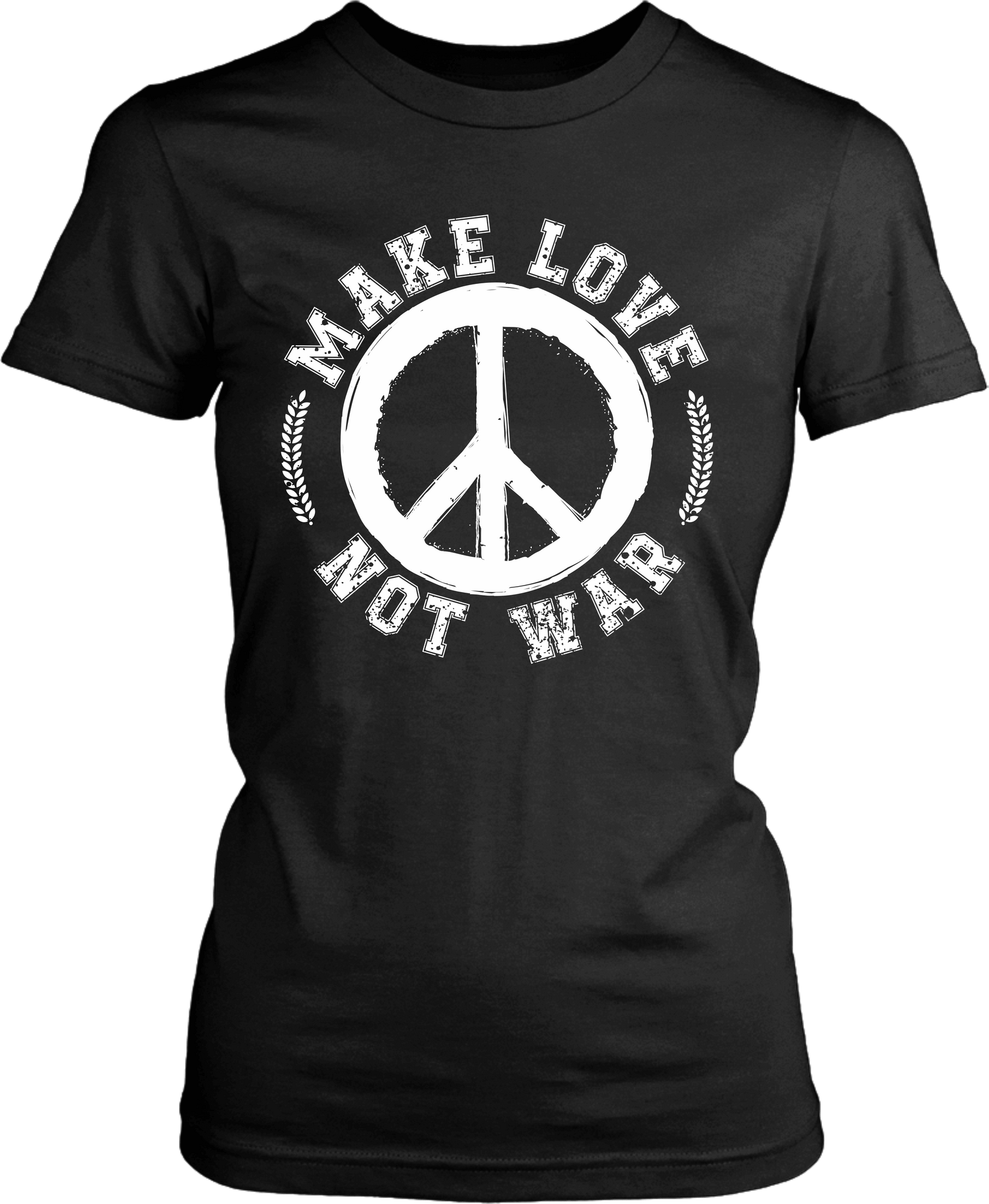 Make Love Not War - Peace Logo Woman's T-shirt