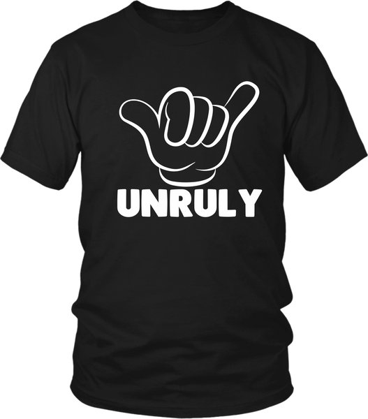 Unruly T-shirt - Casual new design *Unruly* with cartoon fingers - xpertapparel