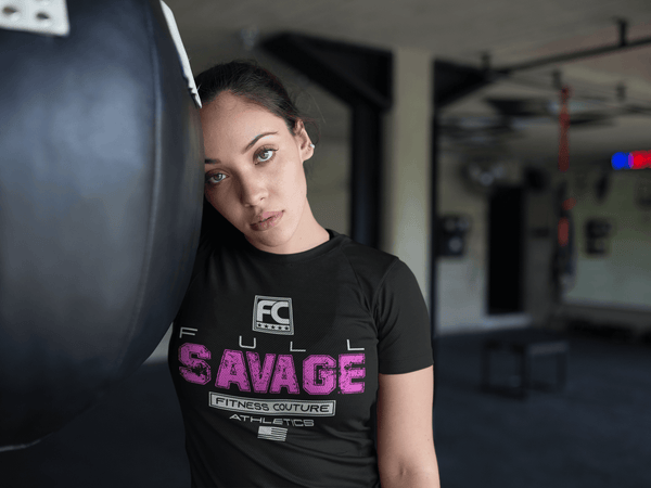 Full Savage- Fitness Couture T shirt Design - xpertapparel