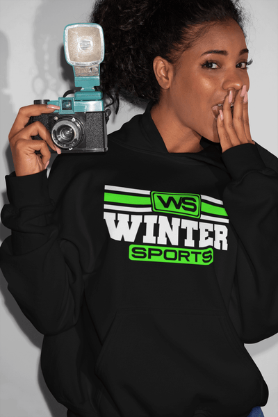 WS - Winter Sports T- Shirt Lime Green