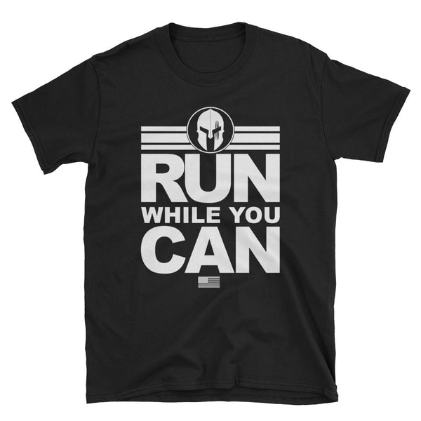 Gladiator Fitness - Run while you can T-shirt - xpertapparel