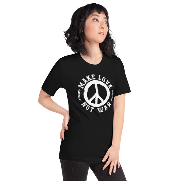 Make Love Not War - Peace Logo Woman's T-shirt