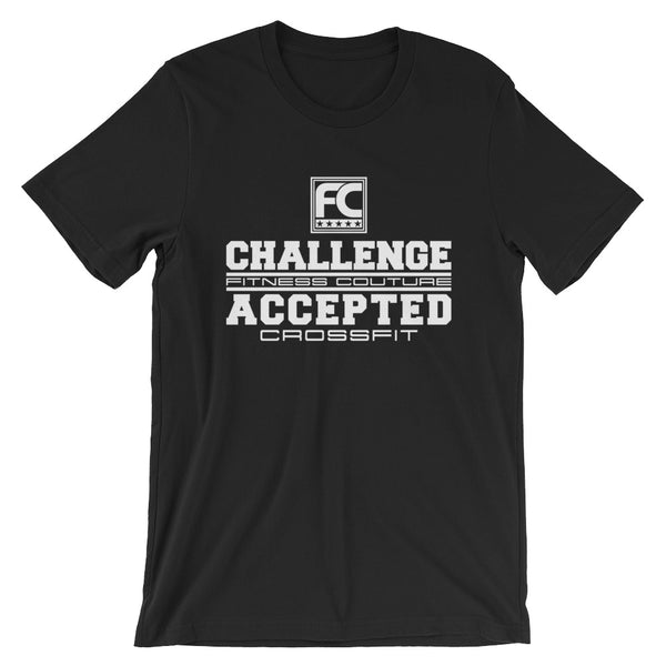 Challenge Accepted - Fitness Couture Training, Gym Day T-shirt - xpertapparel