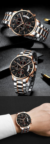 Fashion Men Watches Male Top Brand Luxury Quartz Watch Men Casual Waterproof Sports WristWatch