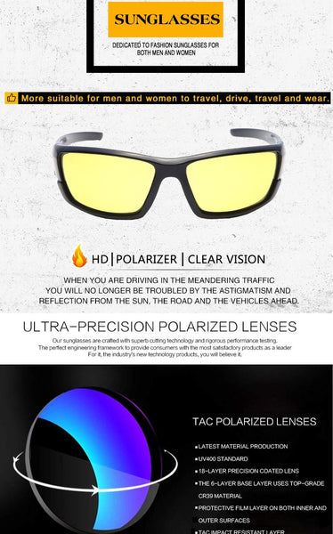 Polarized Sunglasses Men's Sports Sun Glasses