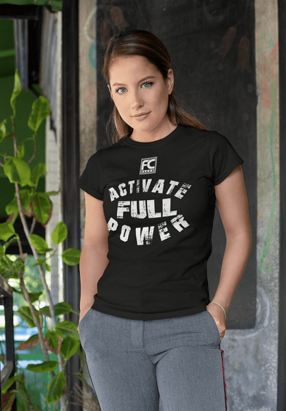 Fitness Couture - Activate Full Power T-shirt- General Gym Workout Tee