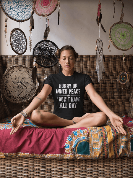 Funny!!! Hurry Up Inner Peace I Don't Have All Day - Unisex Hoodie Man and Woman Casual Hoodie