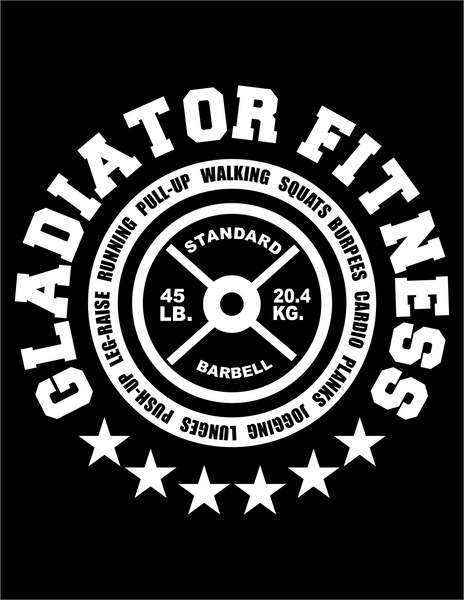 General Gym Workout Tee- Gladiator Fitness Everyday Tee  Workout fitness - xpertapparel