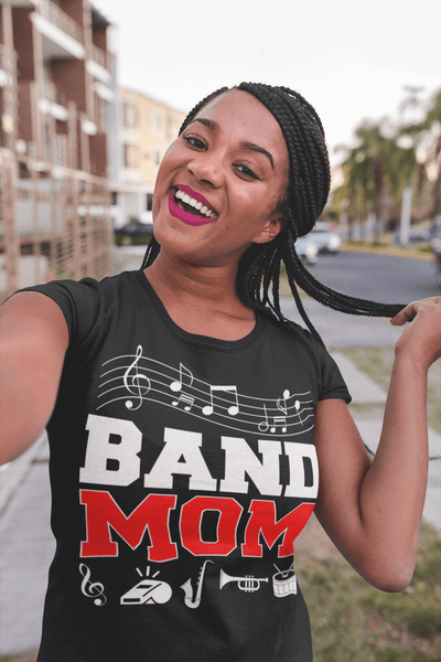 Band Mom Shirt,Marching Band Mom,Proud Band Mom,Living' That Band Mom Life, - xpertapparel