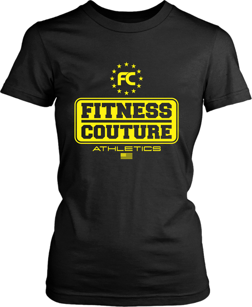 Fitness Couture Athletics Logo T-shirt Design... Workout, Gym Day or just out running errands... - xpertapparel